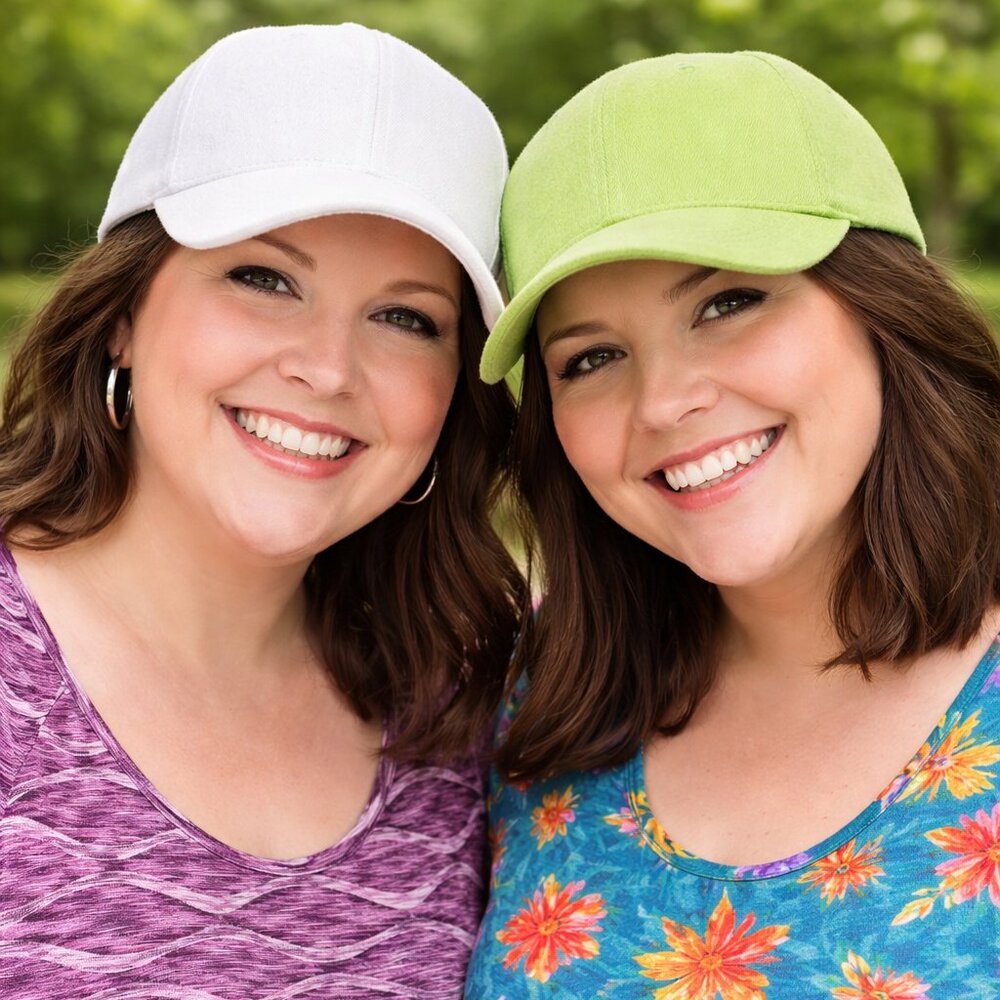 Lot of 2 Ladies soft Terry Cloth Caps -New!